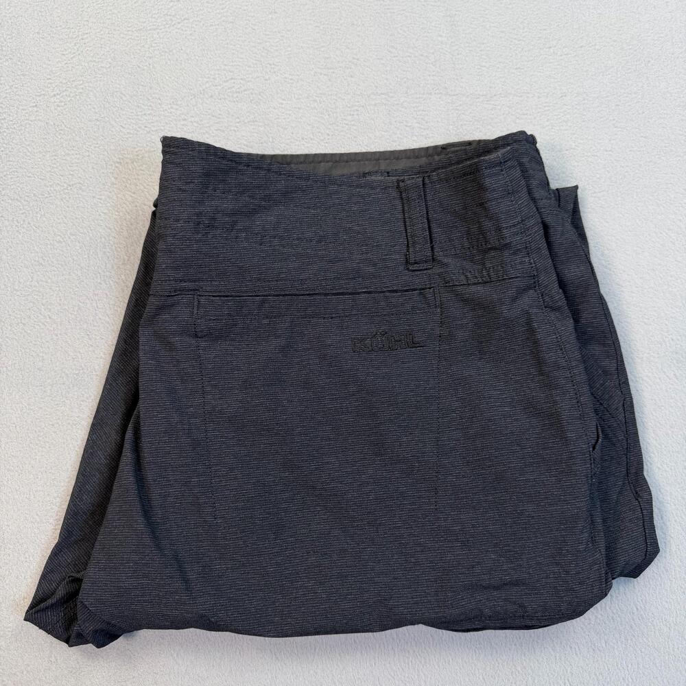 Kuhl Deceptr Pants Mens 40x30 Black Stretch Hiking Softshell Tech Travel